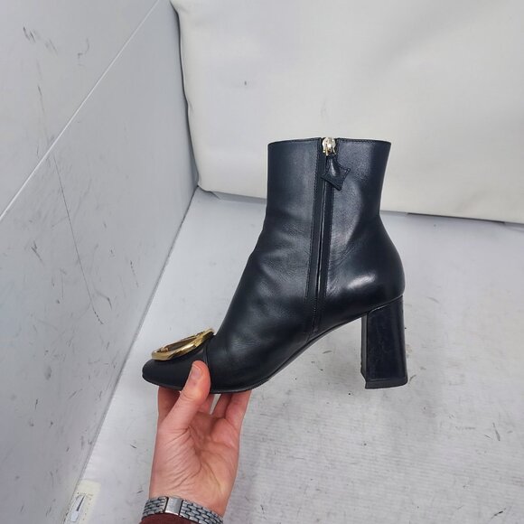 Louis Vuitton LV Madeleine Black Leather Ankle Boot - Picture 6 of 14